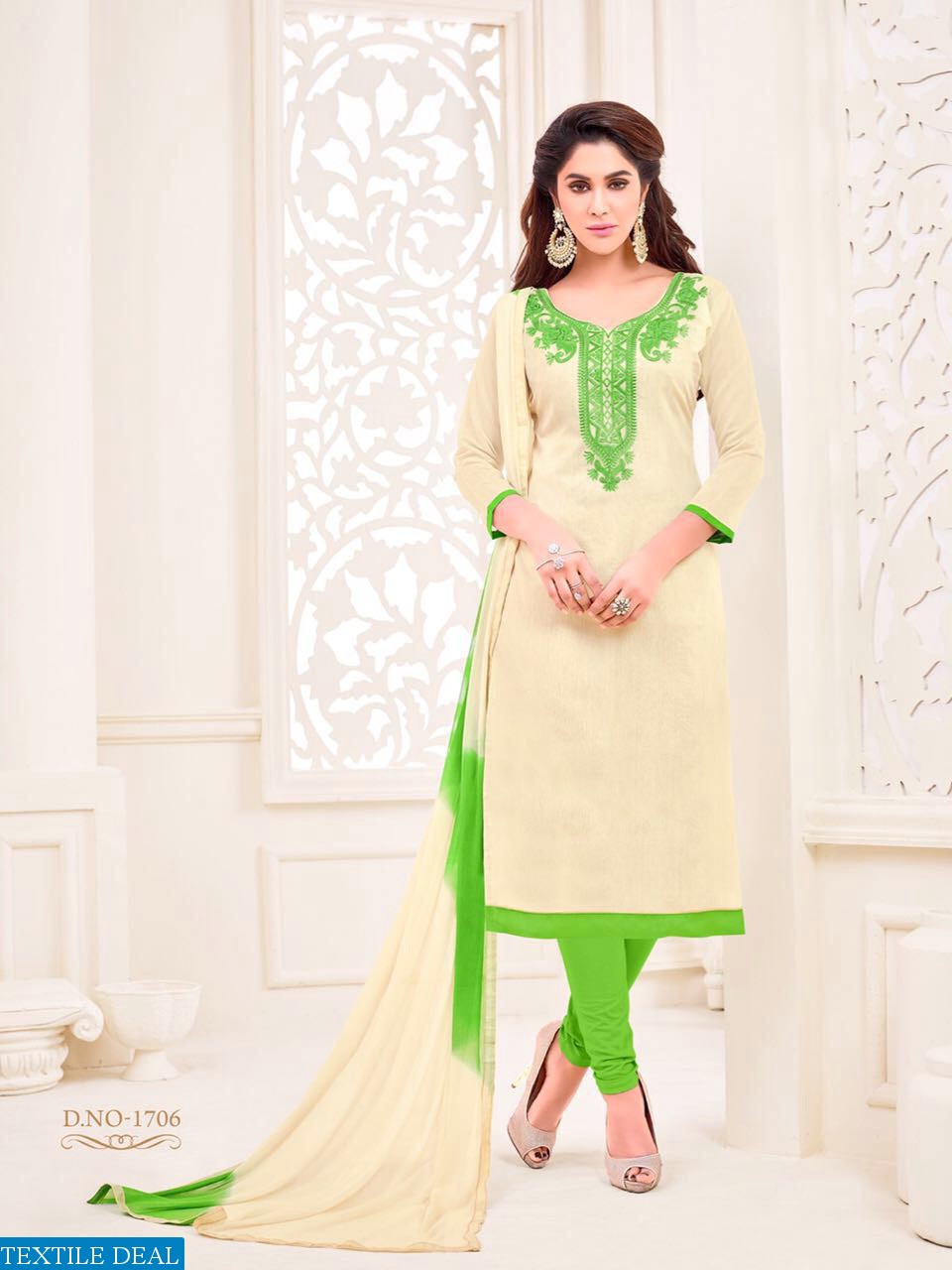 barfi by RR Wholesale chanderi Dress material